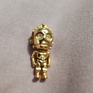 Gold Robot Pendant